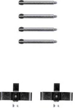 Set accesorii, placute frana