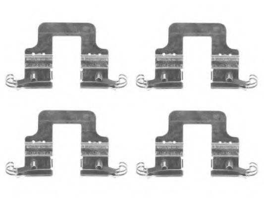 Set accesorii, placute frana