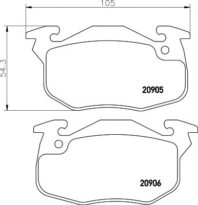 Set frana, frana disc