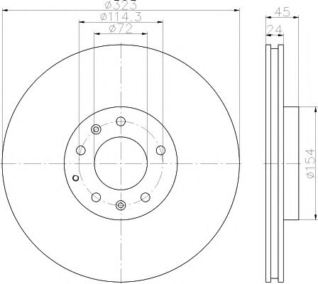 Set frana, frana disc