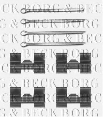 Set accesorii, placute frana