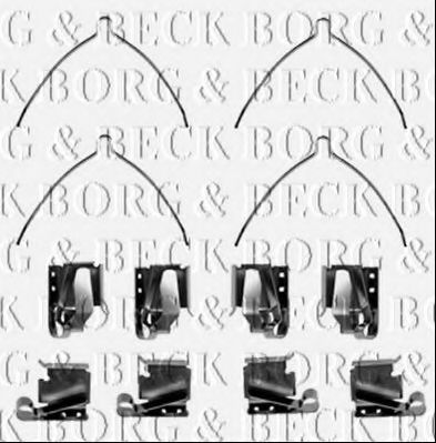 Set accesorii, placute frana